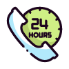 پشتیبانی ۲۴ ساعته
